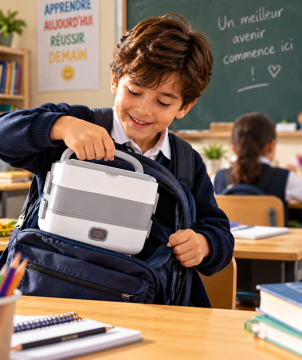 Lunch Box مع أطباق متنوعة